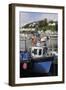 Fishing Boats Moored in Looe Harbour, Cornwall, England, United Kingdom, Europe-Nick Upton-Framed Photographic Print