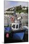 Fishing Boats Moored in Looe Harbour, Cornwall, England, United Kingdom, Europe-Nick Upton-Mounted Photographic Print