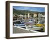 Fishing Boats Moored in the Harbour at Elounda, Near Agios Nikolas, Crete, Greece, Europe-Harding Robert-Framed Photographic Print