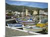 Fishing Boats Moored in the Harbour at Elounda, Near Agios Nikolas, Crete, Greece, Europe-Harding Robert-Mounted Photographic Print