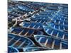 Fishing Boats Moored in the Harbour at Essaouira, Morocco-Julian Love-Mounted Photographic Print