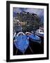 Fishing Boats Moored in the Port of Lipari, Sicily, Italy-Michele Molinari-Framed Photographic Print