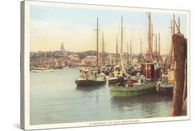 Fishing Boats, Nantucket, Massachusetts-null-Stretched Canvas