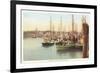 Fishing Boats, Nantucket, Massachusetts-null-Framed Premium Giclee Print