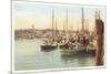 Fishing Boats, Nantucket, Massachusetts-null-Mounted Premium Giclee Print