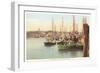Fishing Boats, Nantucket, Massachusetts-null-Framed Premium Giclee Print
