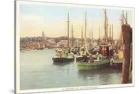 Fishing Boats, Nantucket, Massachusetts-null-Stretched Canvas