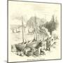 Fishing Boats, Near Hastings-null-Mounted Giclee Print
