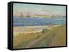 Fishing boats near Veere (De vissersvloot van Veere). 1907-Jan Toorop-Framed Stretched Canvas