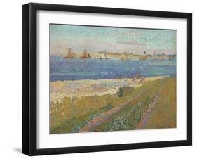 Fishing boats near Veere (De vissersvloot van Veere). 1907-Jan Toorop-Framed Giclee Print