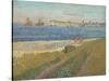 Fishing boats near Veere (De vissersvloot van Veere). 1907-Jan Toorop-Stretched Canvas