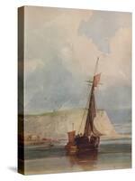 Fishing Boats of the Headland, c1841-William Callow-Stretched Canvas