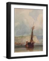 Fishing Boats of the Headland, c1841-William Callow-Framed Giclee Print