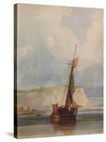 Fishing Boats of the Headland, c1841-William Callow-Stretched Canvas