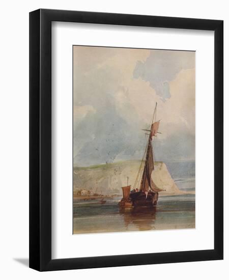 Fishing Boats of the Headland, c1841-William Callow-Framed Premium Giclee Print