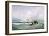 Fishing Boats off Eastbourne-Samuel Austin-Framed Giclee Print