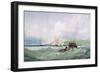 Fishing Boats off Eastbourne-Samuel Austin-Framed Giclee Print