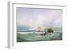 Fishing Boats off Eastbourne-Samuel Austin-Framed Giclee Print