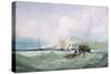 Fishing Boats off Eastbourne-Samuel Austin-Stretched Canvas