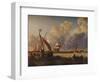 Fishing Boats off the Dutch Coast, 1823-Charles Martin Powell-Framed Giclee Print