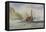 Fishing Boats Off the Isle of Wight-Charles Bentley-Framed Stretched Canvas