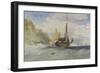 Fishing Boats Off the Isle of Wight-Charles Bentley-Framed Giclee Print