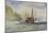 Fishing Boats Off the Isle of Wight-Charles Bentley-Mounted Giclee Print
