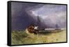 Fishing Boats Off Yarmouth-John Sell Cotman-Framed Stretched Canvas