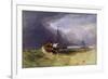 Fishing Boats Off Yarmouth-John Sell Cotman-Framed Giclee Print