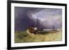 Fishing Boats Off Yarmouth-John Sell Cotman-Framed Giclee Print