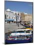 Fishing Boats, Old Port Canal With Kasbah Wall in Background, Bizerte, Tunisia-Dallas & John Heaton-Mounted Photographic Print