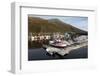 Fishing Boats on a Pontoon, Torsvaag, N Norway-David Lomax-Framed Photographic Print