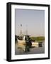 Fishing Boats on Backwater Near Mobor, Goa, India-R H Productions-Framed Photographic Print