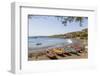 Fishing Boats on Beach, Cidade Velha, Santiago Island, Cape Verde-Peter Adams-Framed Photographic Print