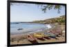 Fishing Boats on Beach, Cidade Velha, Santiago Island, Cape Verde-Peter Adams-Framed Photographic Print