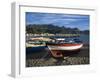 Fishing Boats on Beach, Giardini Naxos, Sicily, Italy, Mediterranean, Europe-Stuart Black-Framed Photographic Print