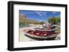 Fishing Boats on Beach, Tarrafal, Santiago Island, Cape Verde-Peter Adams-Framed Photographic Print