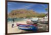 Fishing Boats on Beach, Tarrafal, Santiago Island, Cape Verde-Peter Adams-Framed Photographic Print