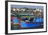 Fishing Boats on Cai River, Nha Trang City, Vietnam, Indochina, Southeast Asia, Asia-Richard Cummins-Framed Photographic Print