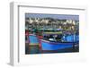 Fishing Boats on Cai River, Nha Trang City, Vietnam, Indochina, Southeast Asia, Asia-Richard Cummins-Framed Photographic Print