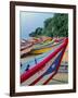 Fishing Boats on Crashboat Beach, Puerto Rico-George Oze-Framed Photographic Print