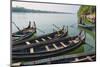 Fishing boats on Kaptai Lake, Rangamati, Chittagong Division, Bangladesh-Keren Su-Mounted Photographic Print