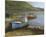 Fishing Boats On Lake Connemara-Clive Madgwick-Mounted Giclee Print