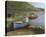 Fishing Boats On Lake Connemara-Clive Madgwick-Stretched Canvas