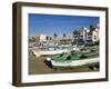 Fishing Boats on Playa Norte, Mazatlan, Sinaloa State, Mexico, North America-Richard Cummins-Framed Photographic Print