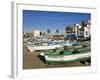 Fishing Boats on Playa Norte, Mazatlan, Sinaloa State, Mexico, North America-Richard Cummins-Framed Photographic Print