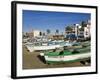 Fishing Boats on Playa Norte, Mazatlan, Sinaloa State, Mexico, North America-Richard Cummins-Framed Photographic Print