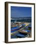 Fishing Boats on the Beach, Acapulco-Angelo Cavalli-Framed Photographic Print