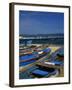 Fishing Boats on the Beach, Acapulco-Angelo Cavalli-Framed Photographic Print