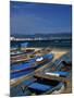 Fishing Boats on the Beach, Acapulco-Angelo Cavalli-Mounted Photographic Print